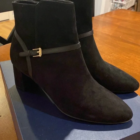 NWT Cole Haan Suede Ankle Boots - Picture 2 of 6